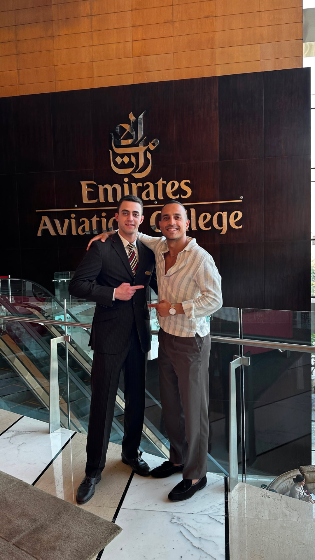 New Emirates crew at Emirates Aviation College